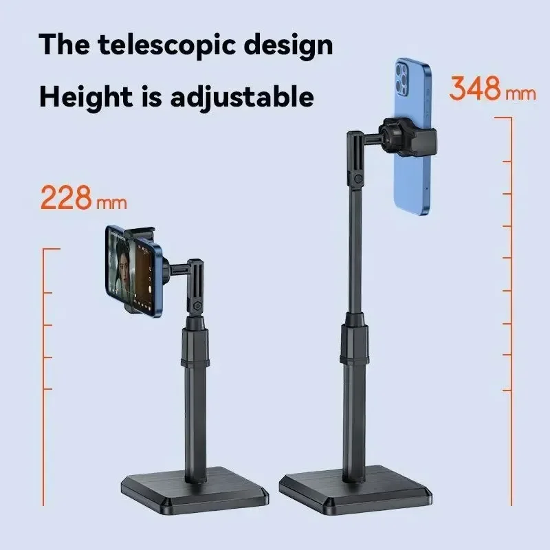Creative Mobile Phone Stand Vertical Stand Desktop Stand Top-down Shot of Household Lazy Person Telescopic Artifact For Phones