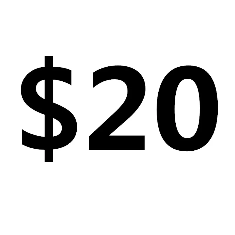 

20 долларов США за дополнительную плату