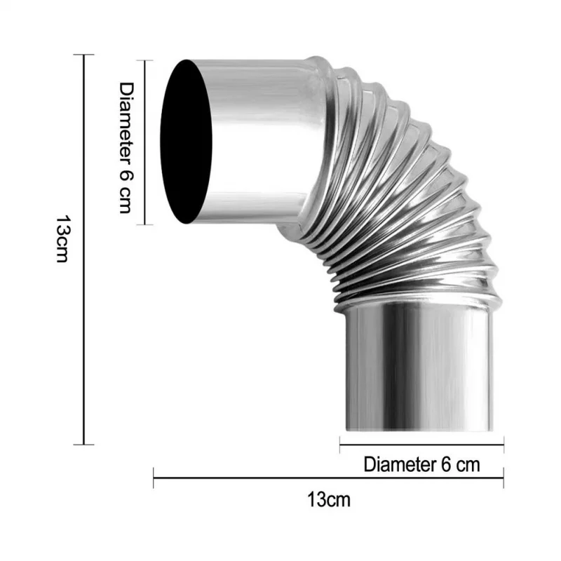CE Approved Double Wall Stainless Steel Chimney Pipe For Wood Stove & Gas Firepl