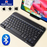 Bluetooth Wireless Keyboard For IOS Android Windows For iPad Samsung Xiaomi Phone Tablet Spanish Korean English Hebrew Keyboard