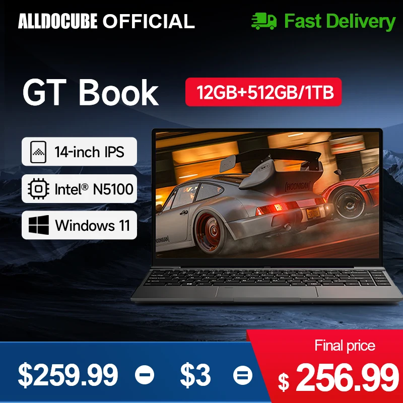 ALLDOCUBE GT BOOK 13 Windows 11 Ultraslim Laptop 13.5 Inch Windows