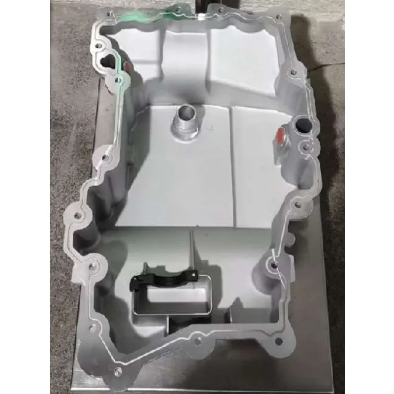 FT4E6675DC Aluminum Engine Oil Pan with Bolt Parts for Ford 2.7T/3.0T Edge Taurus 2015- for Lincoln MKZ MKC MKX oil drain pan