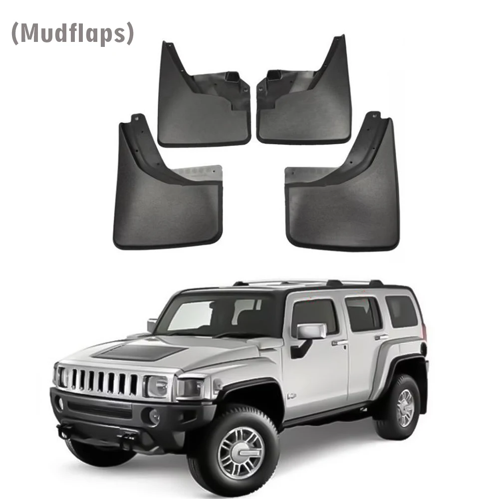 2005 2006 2007 2008 2009 Hummer H3 머드 가드 펜더 머드 플랩 가드 스플래시 머드 플랩 자동차 액세서리 전면  후면 4pcs-Freehip.co.kr