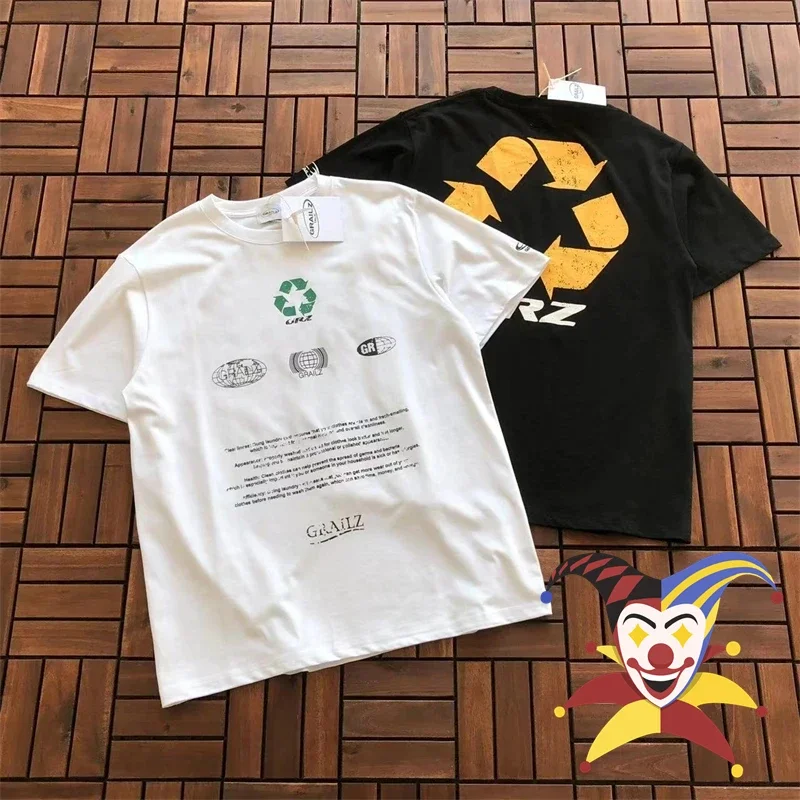 

Grailz T Shirt Men Women 1:1 High Quality Recycle Logo T-Shirt Tee