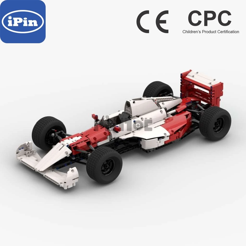 

Moc-101407 Elton Senna F1 racing app remote control 819pcs electronic description splicing building block technology assembly