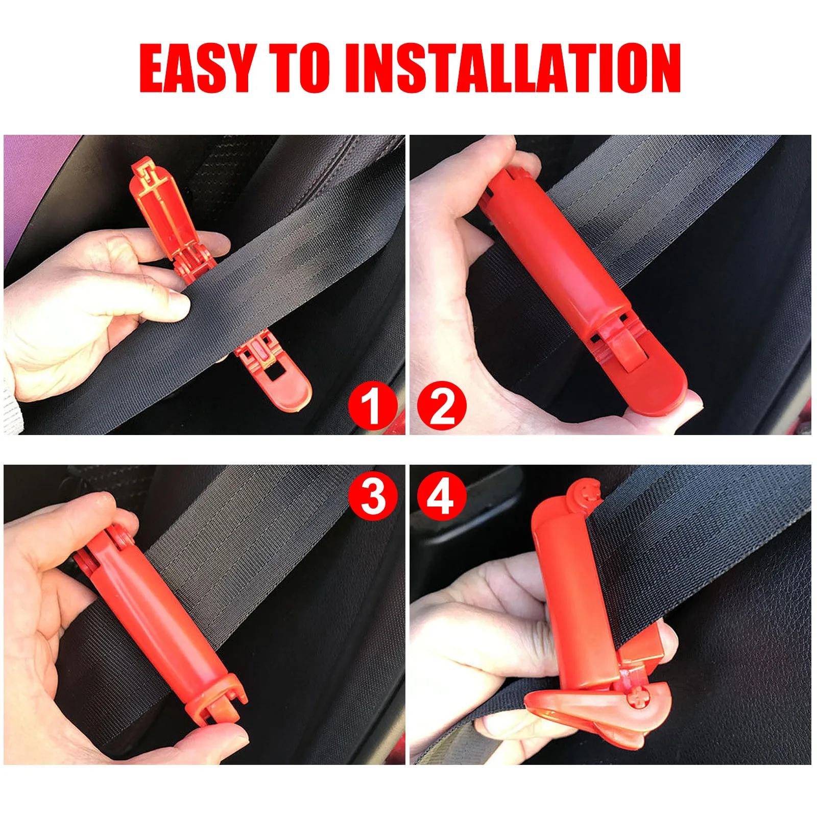 Baby Kid Car Seat Safety Belt Plastic Clip Buckle Toddler Safe Strap Fixed Lock Automobiles Interior Accessories Decorations