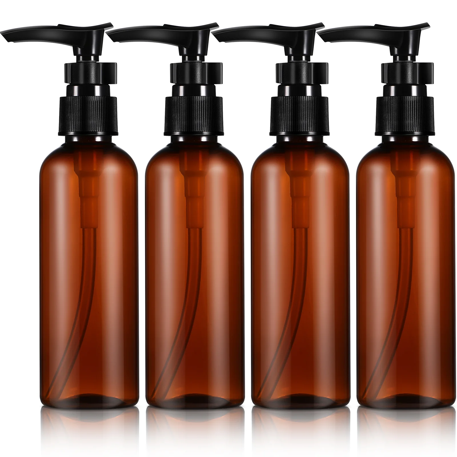 4 Pcs Liquid Bottle Travel Hand Soap Dispenser Shampoo Lotion Bottles with Pump original botanic шампунь для волос твердый натуральный миндаль и роза natural origin solid shampoo with almonds