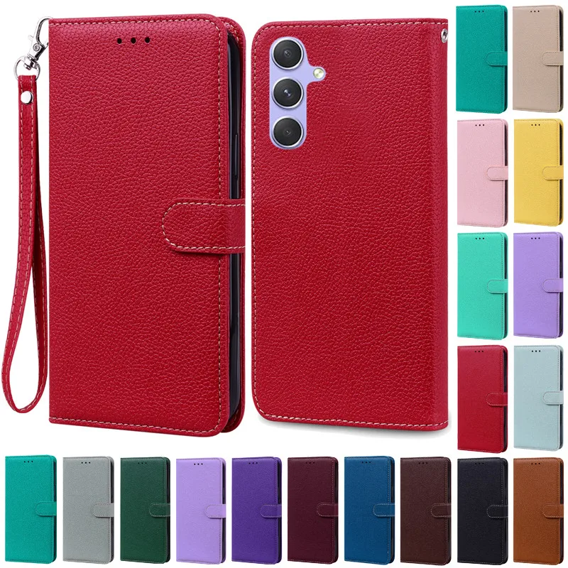 phone case A24 A34 A54 Case For Coque Samsung Galaxy A34 Case Leather Wallet Flip For Samsung A54 5G GalaxyA54 A 34 A24 Phone Cases