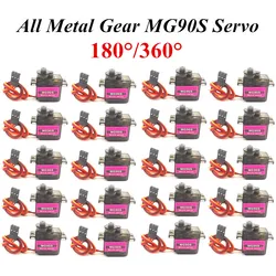 All - Metal Gear MG90S Servo - Enhanced Performance for RC Models & Robotics (20pcs 180 Degree)