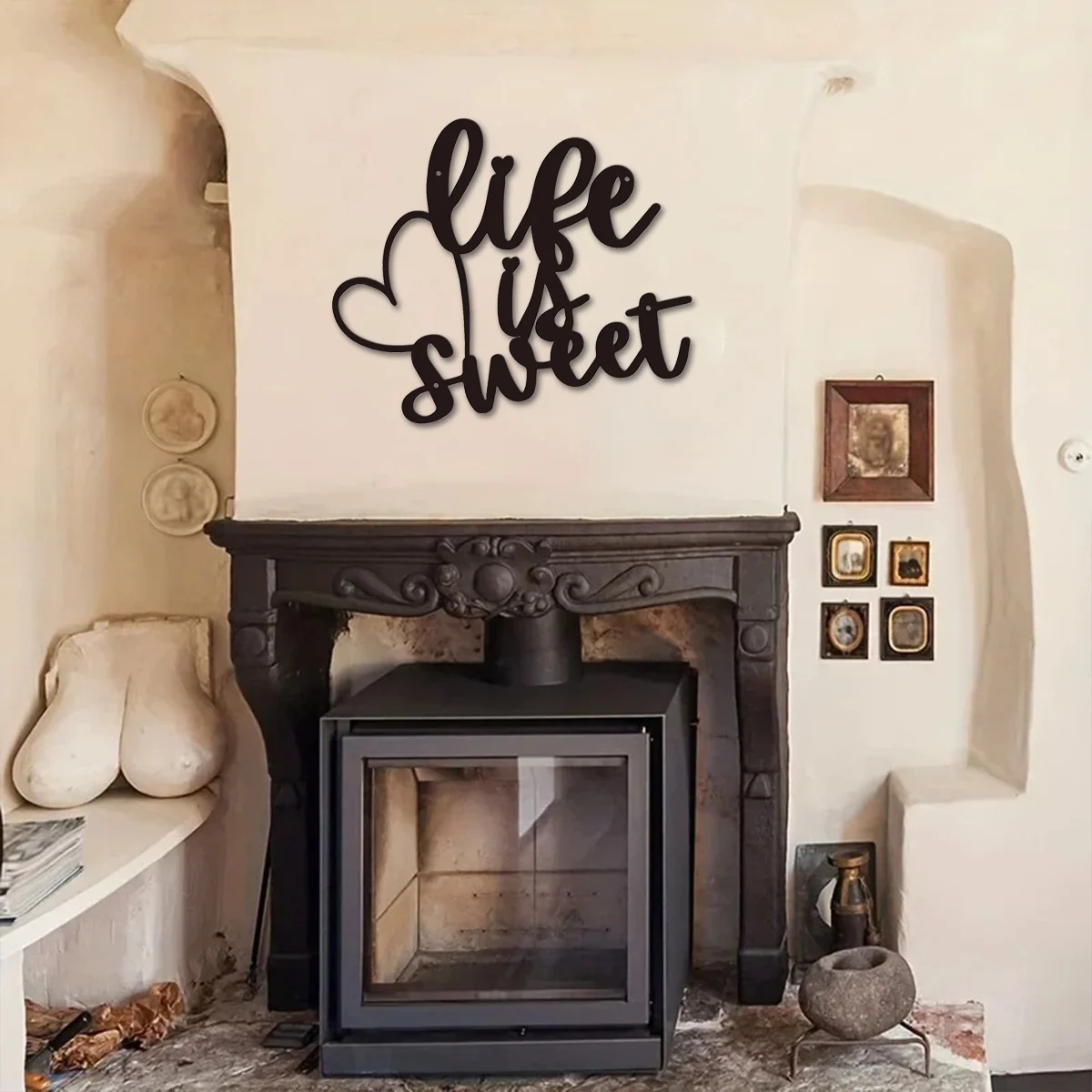 

1 шт. Life Is Sweet Sign Metal Wall Iron Art, декор для гостиной и дома, Настенный декор для спальни, декор для офиса, столовой, фона для декора лобби