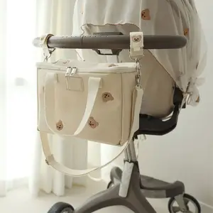 Paquete de 4 ganchos para cochecito de bebé o bolsa de pañales para colgar  accesorios universales para cochecito y automóvil o carrito de compras –  Yaxa Store