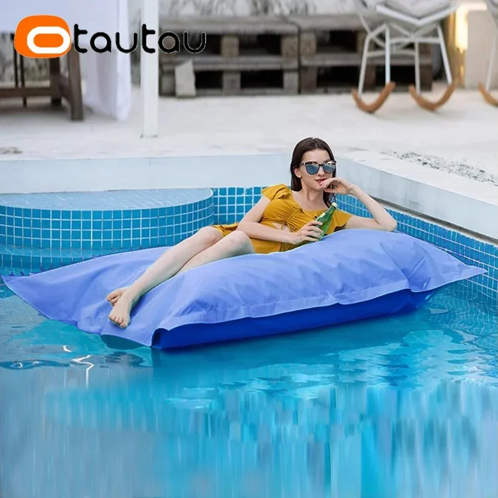 Outdoor Bean Bag Cover Swim Pool Float Lounger Beach Bar Movie Event Bed OTAUTAU DD034