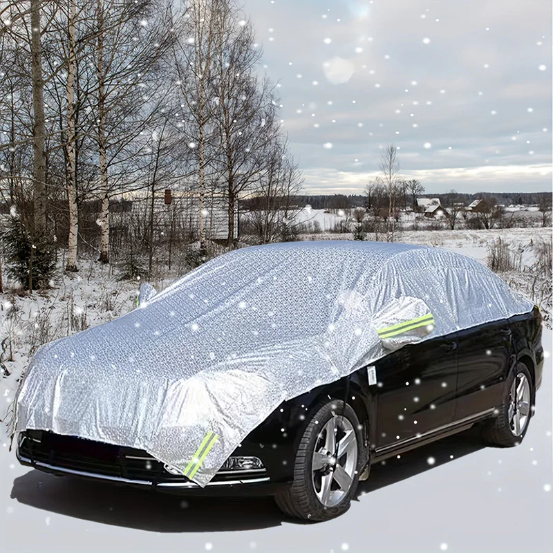 Tatatoo Copertura Auto Impermeabile 6 Strati – Protezione Esterna Completa Per Pioggia, Neve, UV E Polvere, Con Cerniera Laterale E Ganci