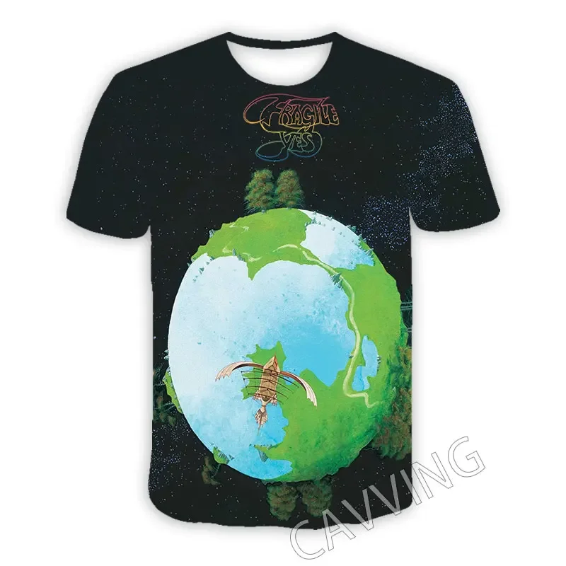 Famous YES Band 3D-Druck Sport Schnelltrocknendes, atmungsaktives Herren-T-Shirt Street Rock Hip-Hop Classic Fan Kurzarm-Cothing Sommer-Top – Detail 14