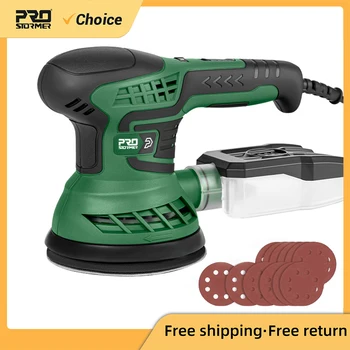 PROSTORMER 400W Electric Sander Machine with 7-Speed Transmission 125mm Sanding Pad Dust Collector And 21pcs Sandpapers Set 1