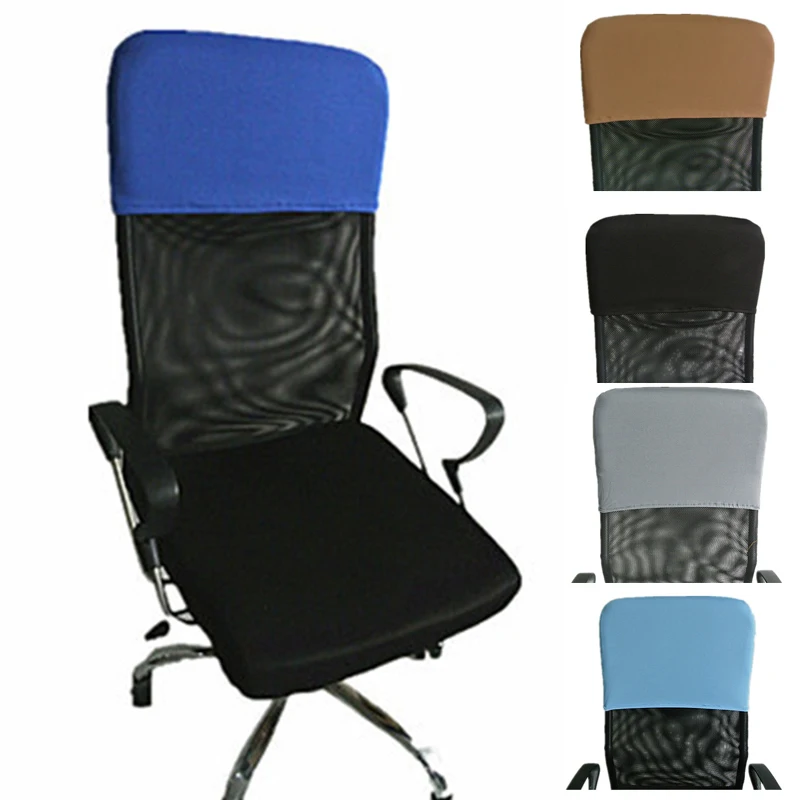 

Elastic Dust-proof Chair Back Protection Thin Fabric Solid Color Office Chair Backrest Cover New Fashion Slipcover Accessories