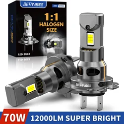 BEVINSEE High - Performance LED Headlight Bulbs with Wireless Turbofan Technology for 9005/HB3 (6000K White)