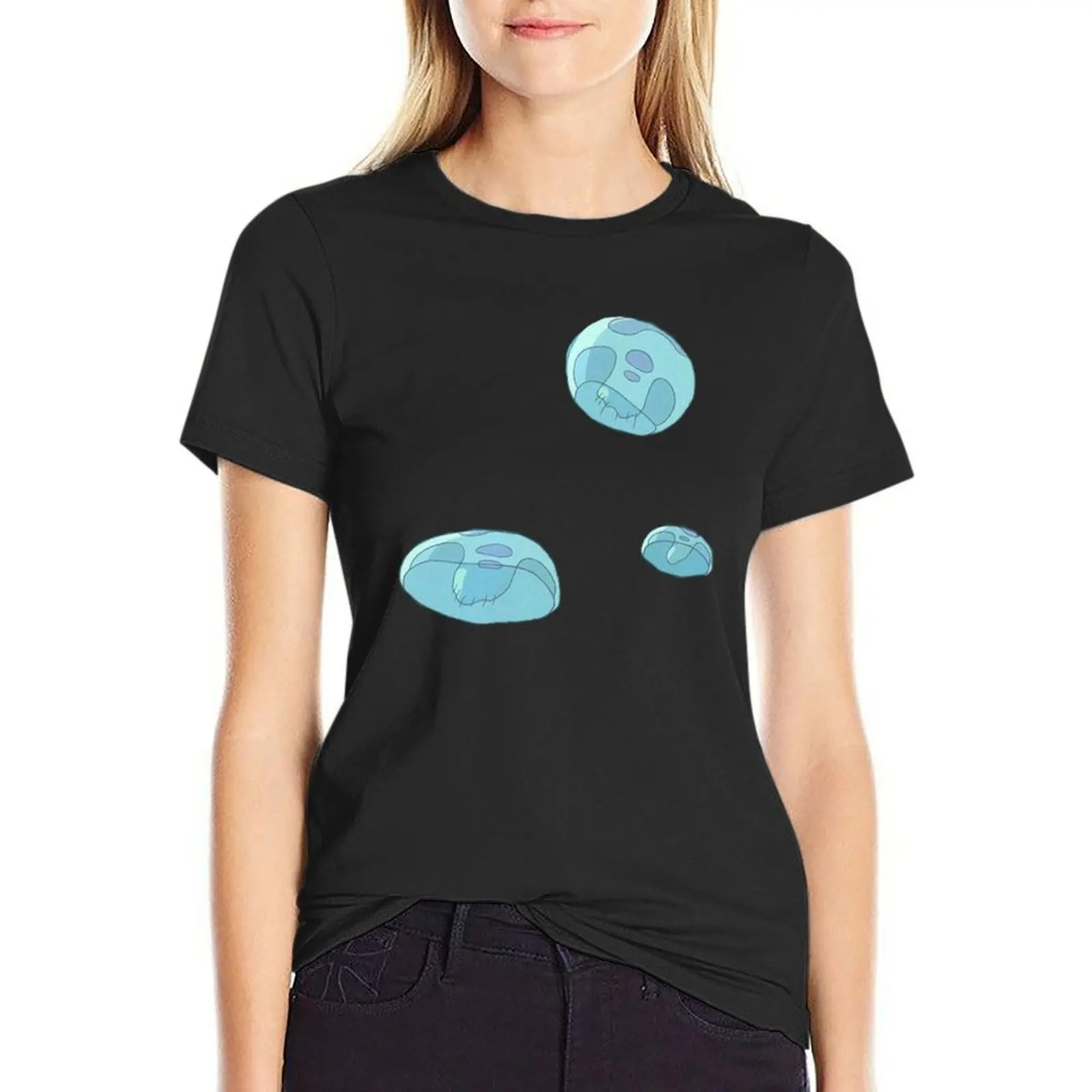 

Jellyfish Sticker T-shirt anime clothes female Woman fashion