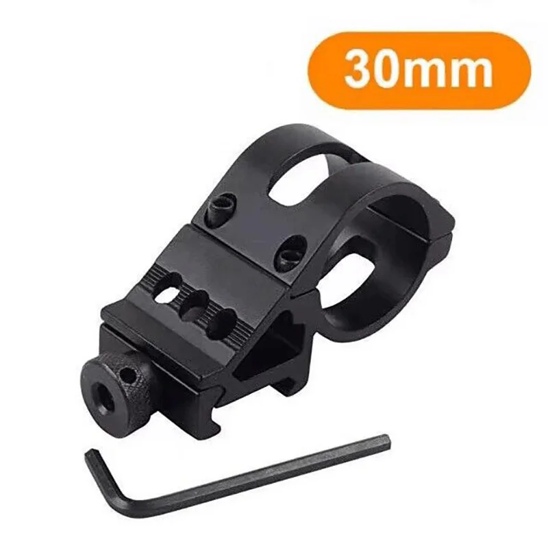 Scope Mount 30mm 45 Degree Offset Flashlight Scope Mount Holder For 21mm Picatinny Weaver Rail Quick Release Button Hunting