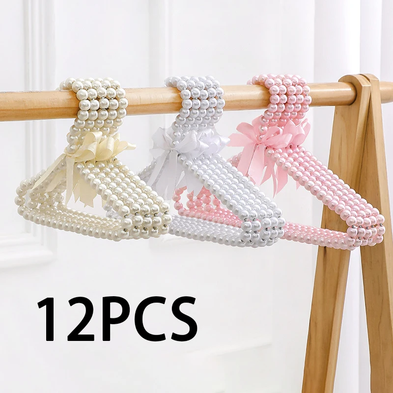 Plastic Pearl Hanger for Baby Kids Clothes Storage