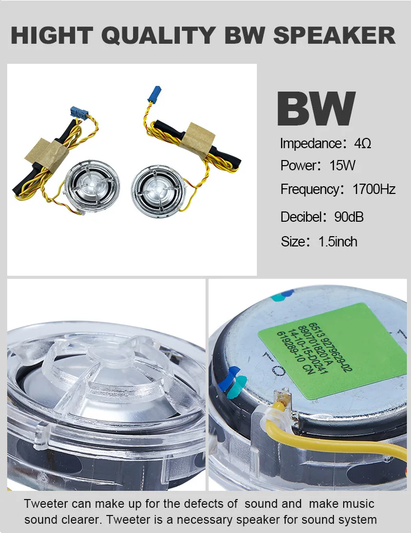 차량용 LED 스피커 전면 후면 문짝 글로우 트위터, 야광 조명 트림, 서브우퍼 오디오 스피커 경적 커버, BMW X6 G06