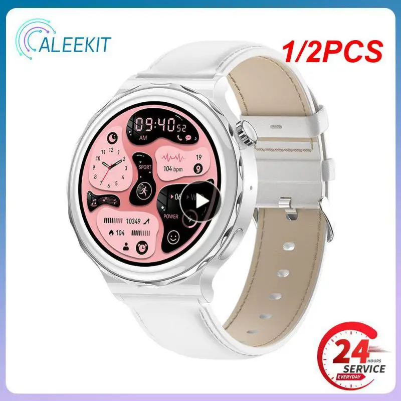 

1/2PCS Call Smart Watch 2023 Wireless Charging Watches 390*390 Resolution Women Fitness Bracelet Custom Watch Face