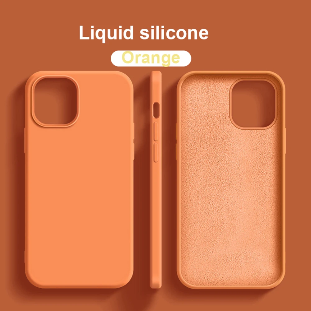 Luxury Shockproof Liquid Silicone Phone Case - Premium Protection Cover