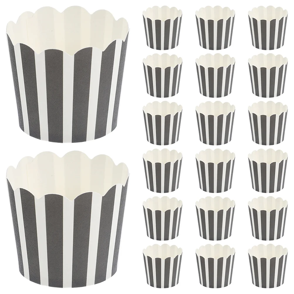 

Muffin Liners Baking Paper Cups Black White Stripes Cupcake Liners Elegant Muffins Baking Cups Cupcake Wrappers