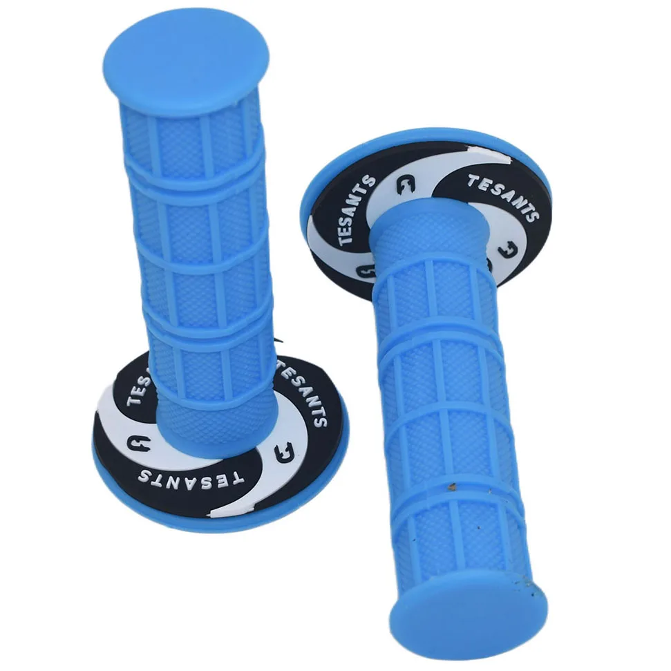 Vibrant Multi-Color Dirt Bike Handle Grips - Soft and Durable