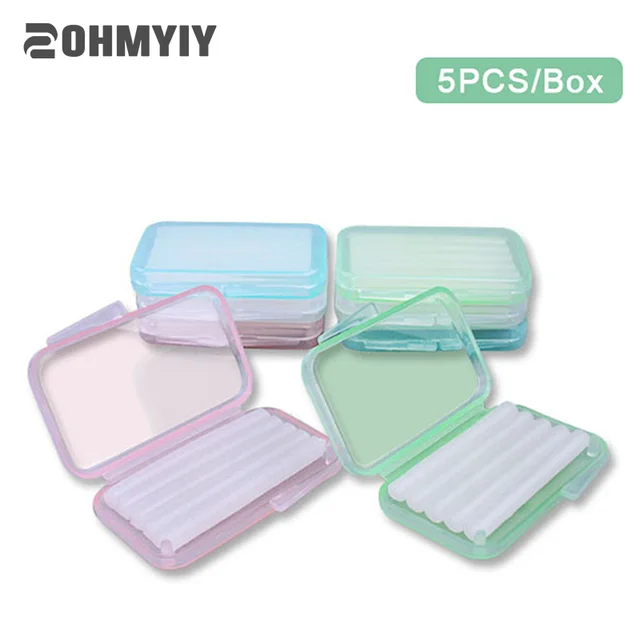 5 Pcs/Box Dental Orthodontics Ortho Wax Mint Mix Scent For Braces Bracket Gum Irritation Teeth Whitening Oral Hygiene Tools