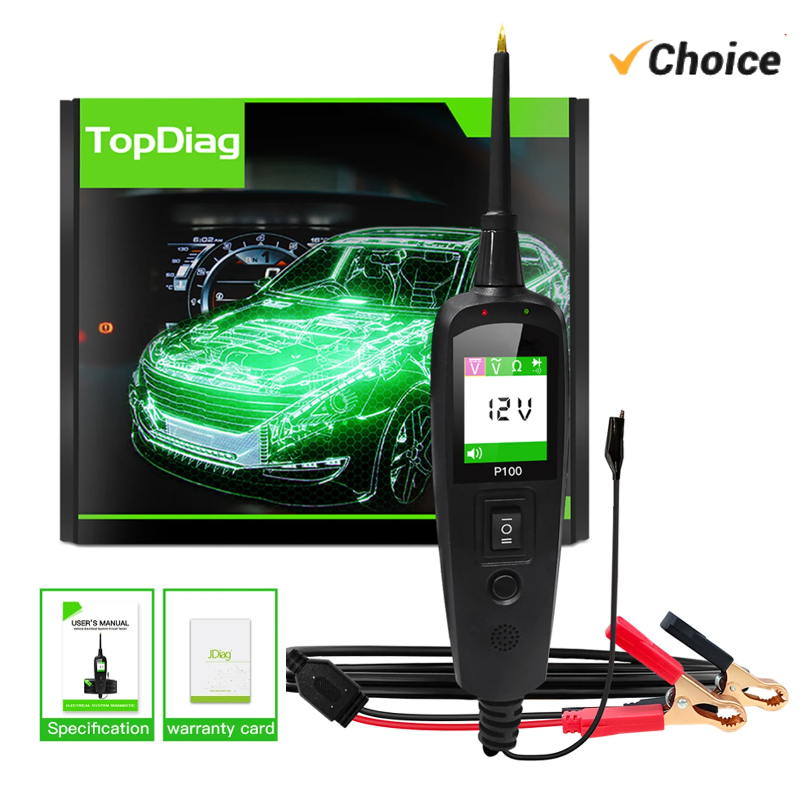 STHIRA Circuit Tracer for Automotive and Network Lines with 7 in Flexible Probe | 6–42V DC main image 1