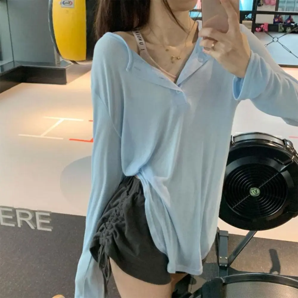 Polyester Long Sleeve Tank Top for Women