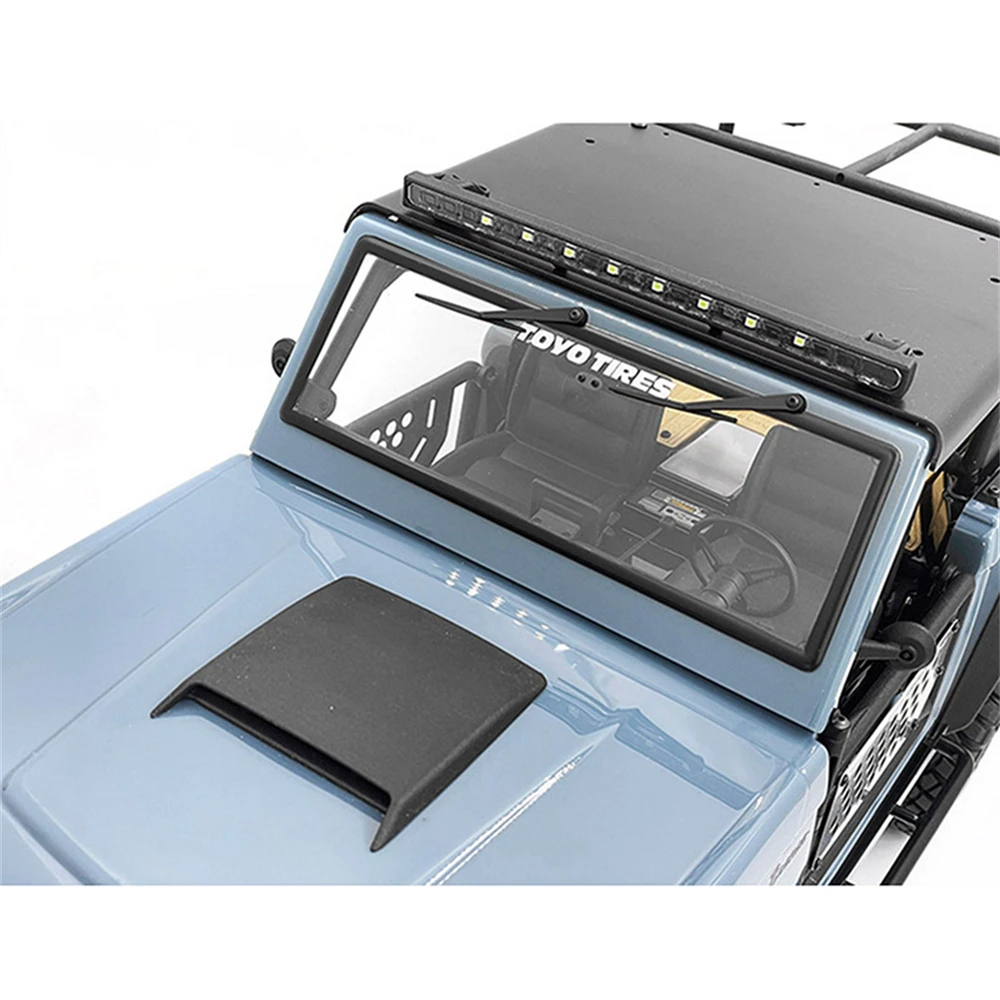 

1pcs Black Car Hood Air Intake for SCX10 III BRONCO RC Crawler Car