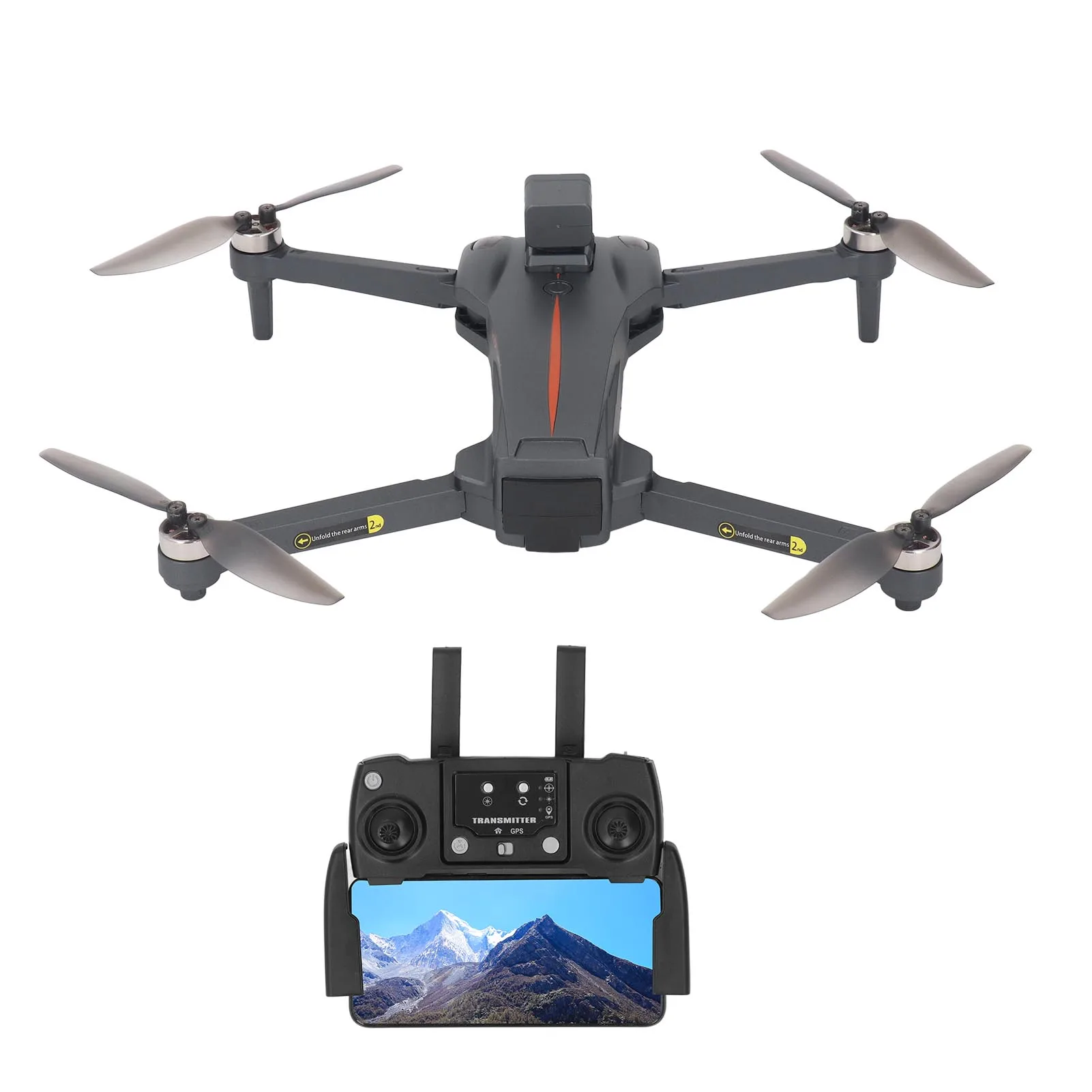 RC Quadcopter 360 Degree Rolling Stunt RC Drone Strong Wind Resistance Optical Flow Hovering with Storage Bag for Photography