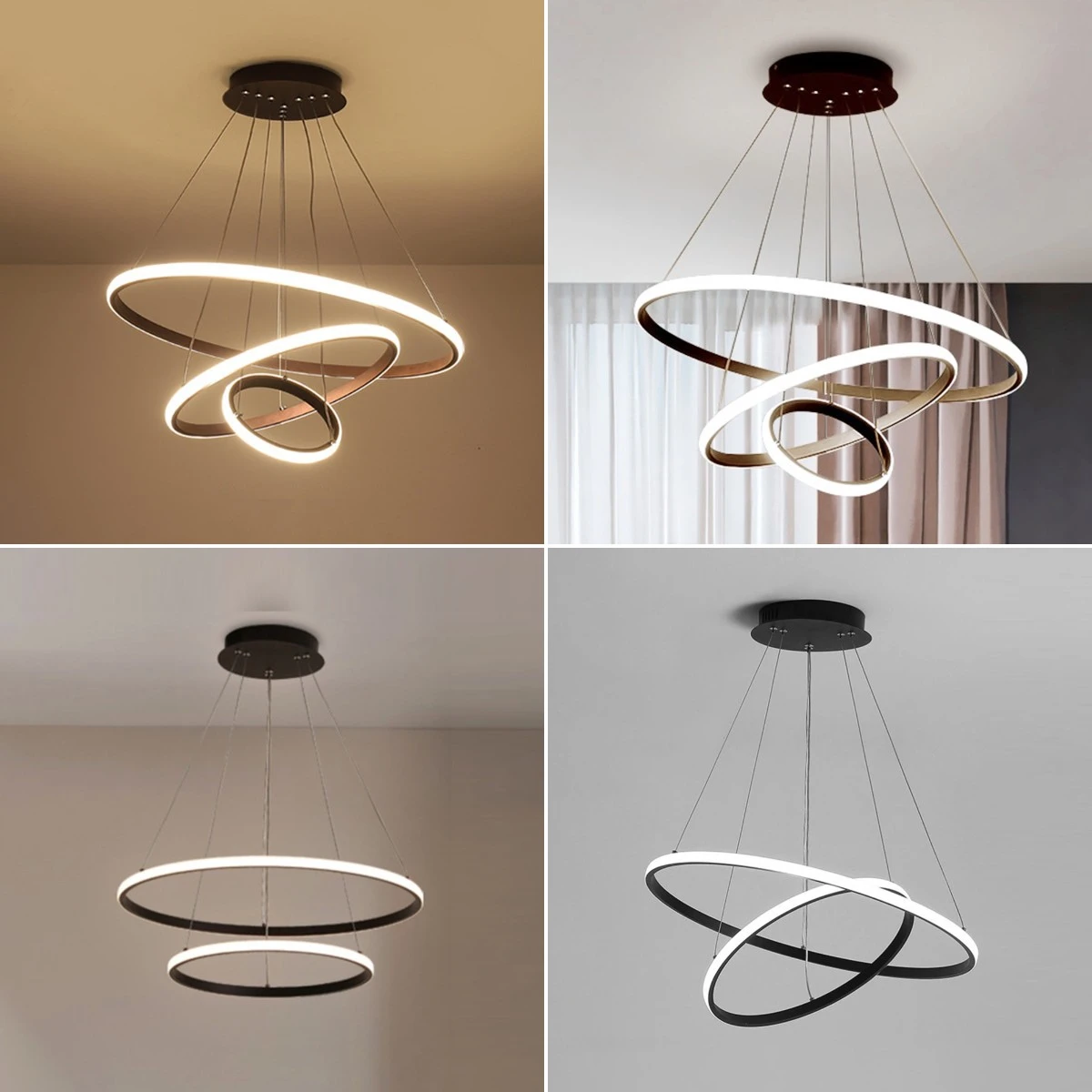 Modern Led Ceiling Chandelier Nordic Luxury Hanging Light High