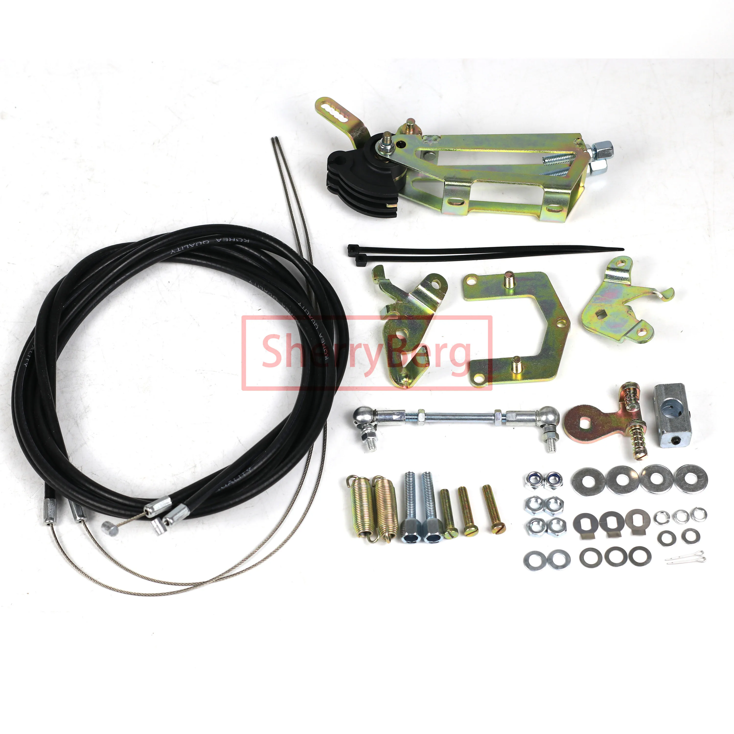 Twin Cable Top Mounted Throttle Linkage Kit fit WEBER DCOE dellorto Carb 38s 40/45/48/55s carburettor