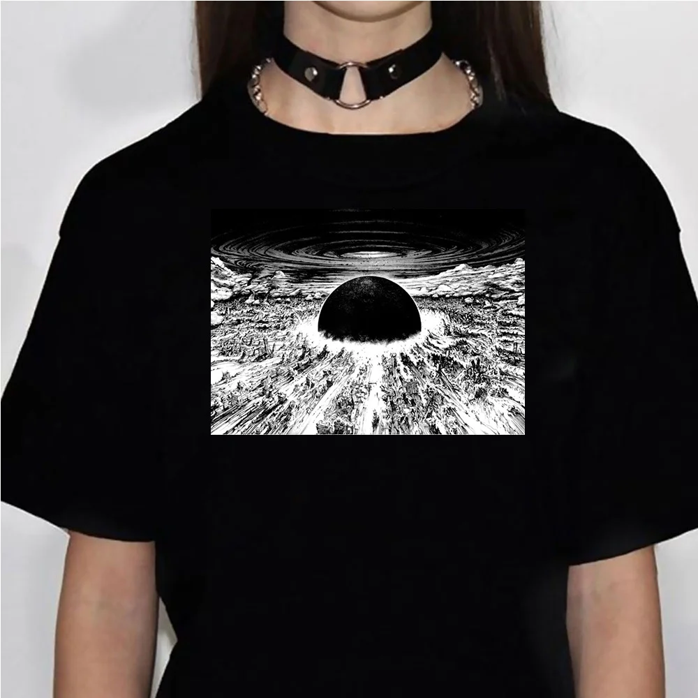 

Akira t-shirts women Y2K designer graphic top girl funny manga clothes