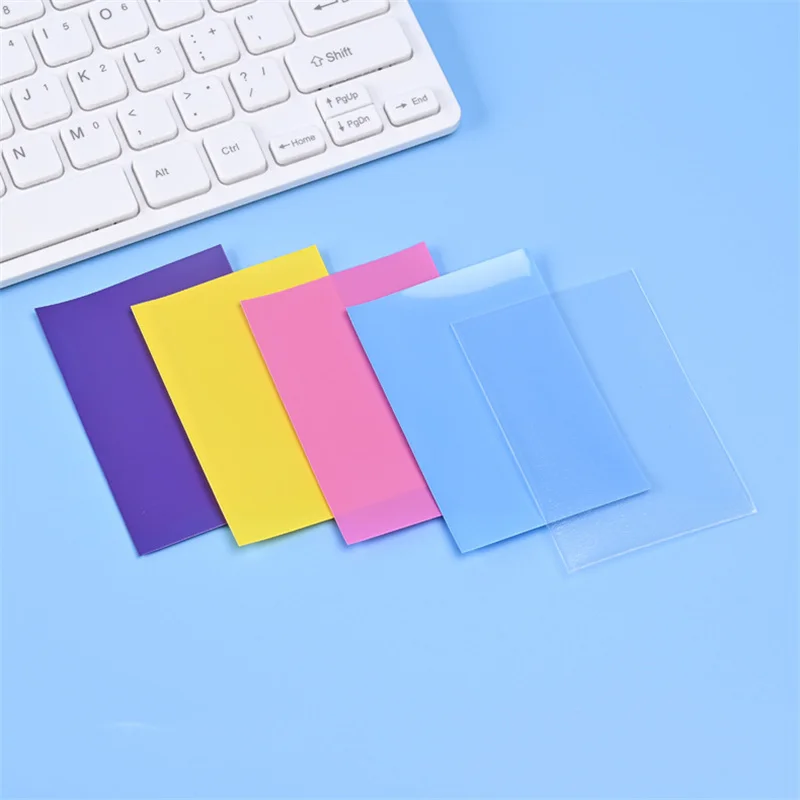50Pcs/Pack Protective Sleeve Card Protectors Transparent Cards Collection Holders PVC Trading Card Storage 69x94mm 2