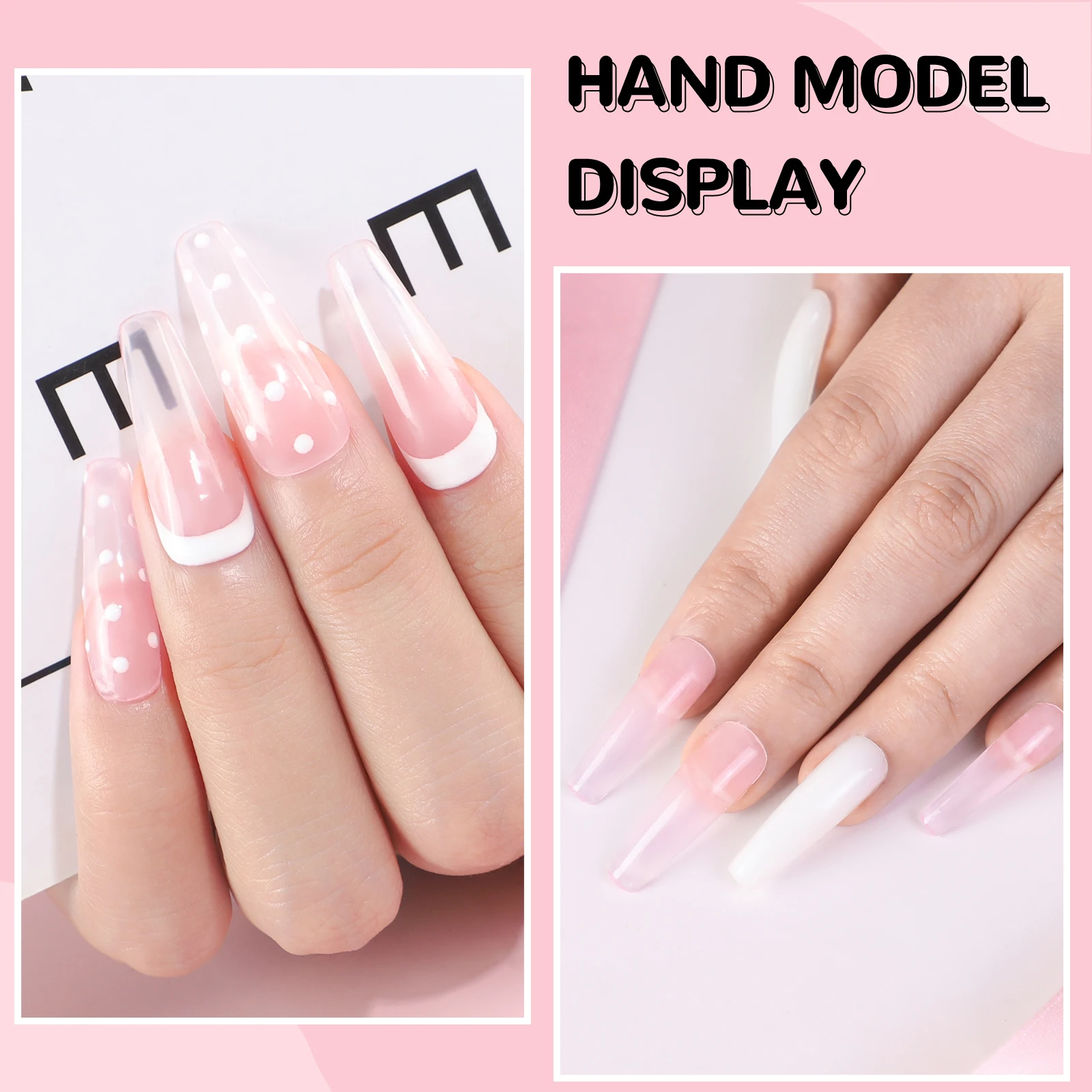 Coscelia 30ML Acrylic Liquid Kit with 3PCS Acrylic Powder and Nail Art Pen Brush for Nails Quick Nail Building Nail Tools 5