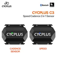 CYCPLUS C3 Trittfrequenzgeschwindigkeit Doppelsensor für Fahrrad Drahtloser Tachometer ANT Bluetooth Wasserdichtes Fahrradzubehör 1