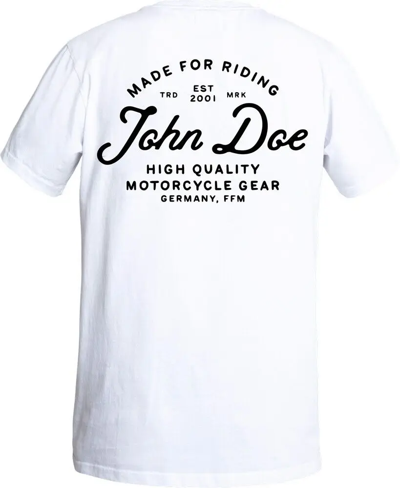 T-Shirt Bianca John Doe Jd Lettering