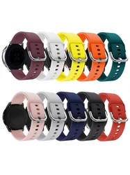 Set of 10 Silicone Watch Bands in Various Sizes (18mm, 20mm, 22mm) - 20mm (MULTI)