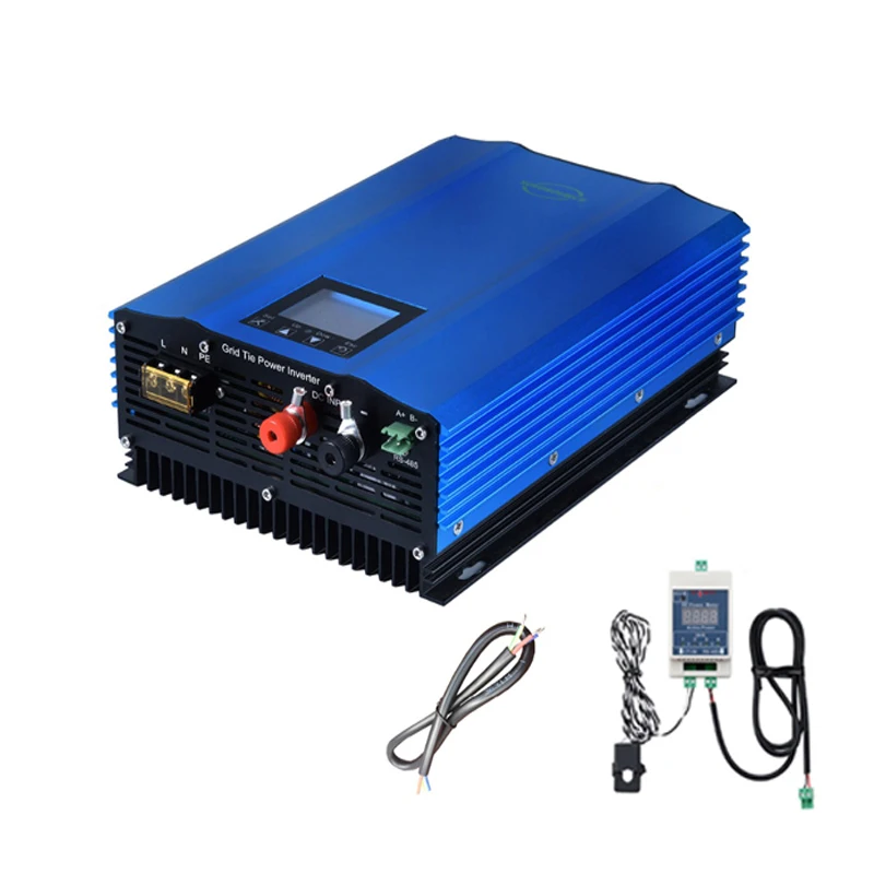 

1000W 1200W 24V/36V/48V/72V/96V LCD/WIFI solar inverter with limiter Sensor for battery discharge or Grid Tie Inverter