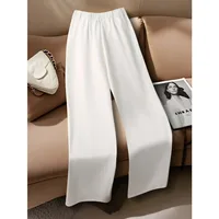 Plus Size 1XL-5XL New Women's Summer Loose Straight Leg High Waisted Chinese Style Pants - Image 3