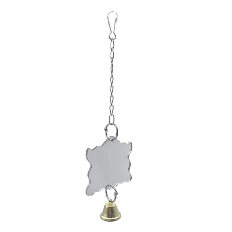 

Pet Bird Mirror with Parrot Cage Entertainment Toy for Cockatiels