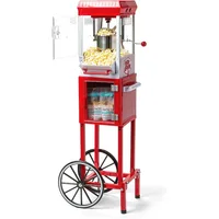 Popcorn Maker Machine - Professional Cart With 2.5 Oz Kettle Makes Up to 10 Cups - Vintage Popcorn Machine Movie Theater Style 1