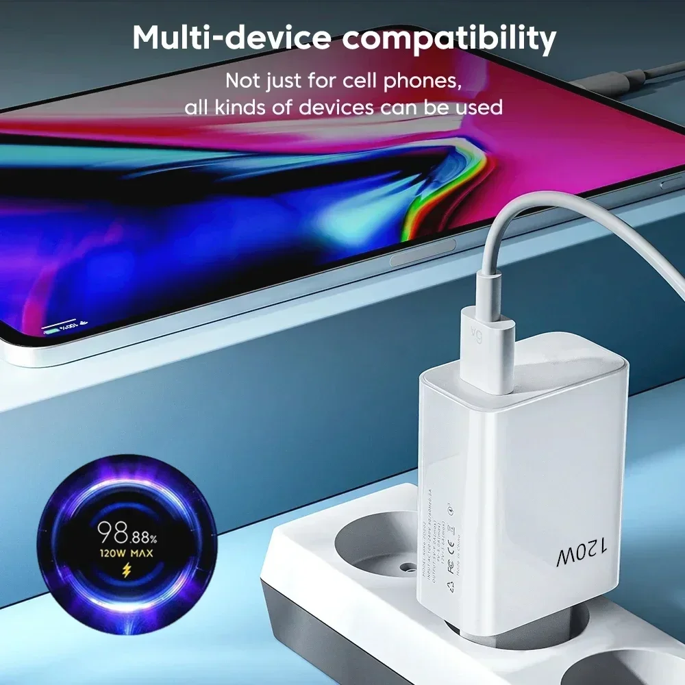 USB Charger Cable,120W,For Xiaomi 15 14 13 Samsung