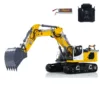 Upgraded 1/14 Scale LESU LR945 RTR RC Hydraulic Excavator 3 Arms Digger Metal Remote Control Construction Vehicles Model Toys 1