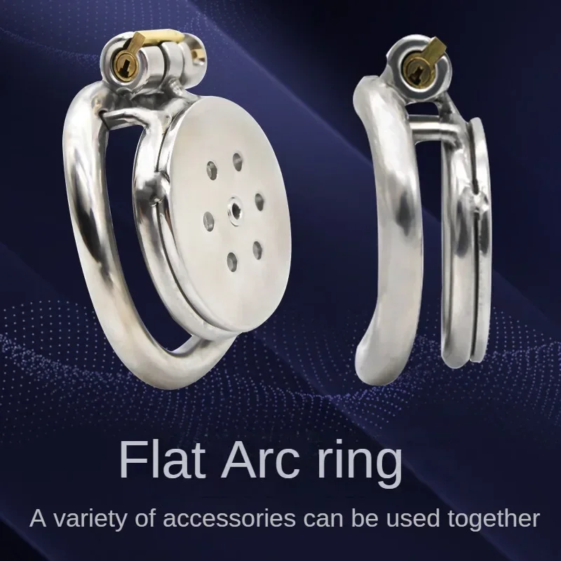Male Chastity Device Metal Chastity Lock Cock Cage Urethra Catheter Penis Ring Bondage Belt penis chastity cage chastity lock sex toy chastity cage accessory penis cock ring