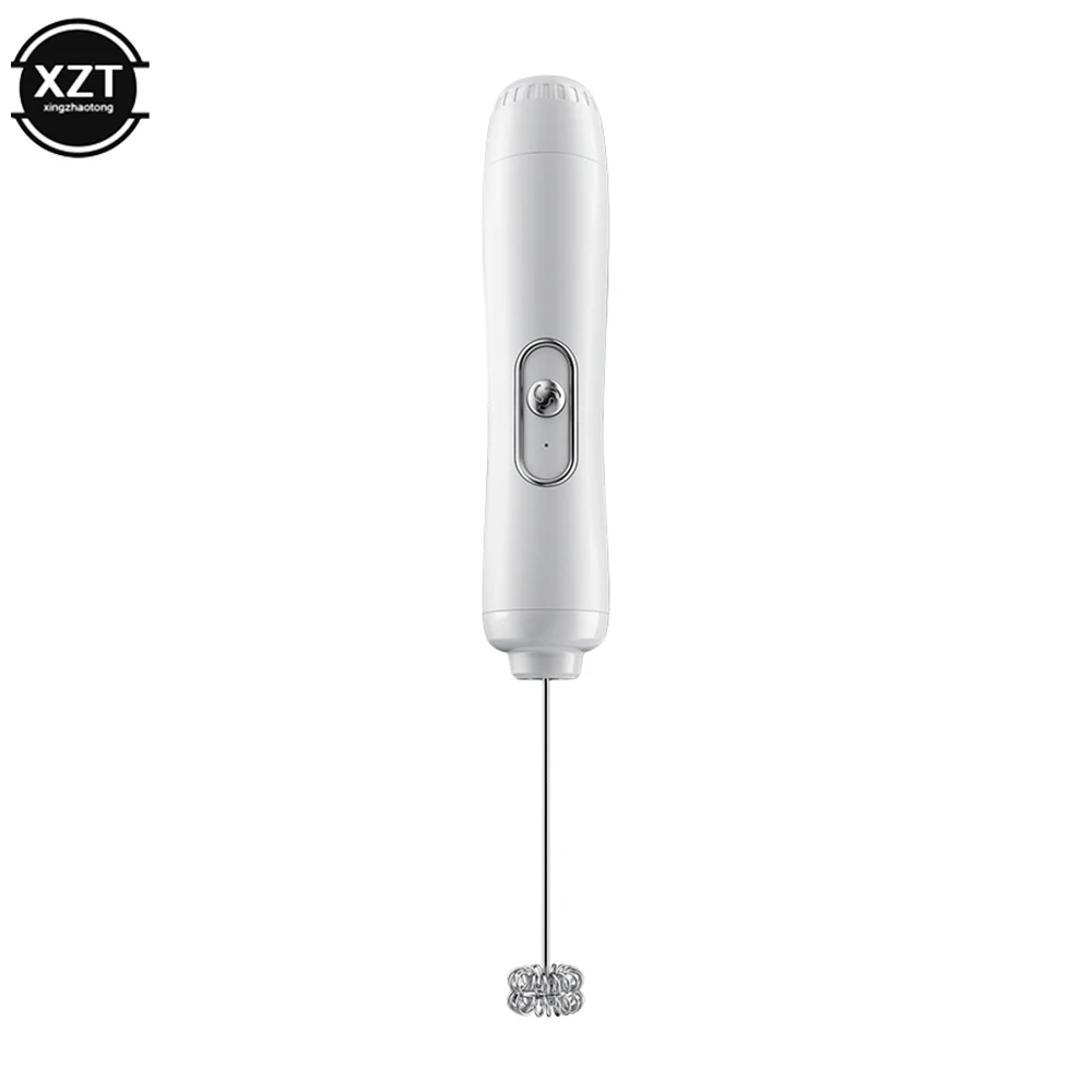 Mini Electric Milk Foamer Blender Wireless Coffee Whisk Mixer Handheld Egg Beater Cappuccino Frother Mixer Whisk Kitchen Tools